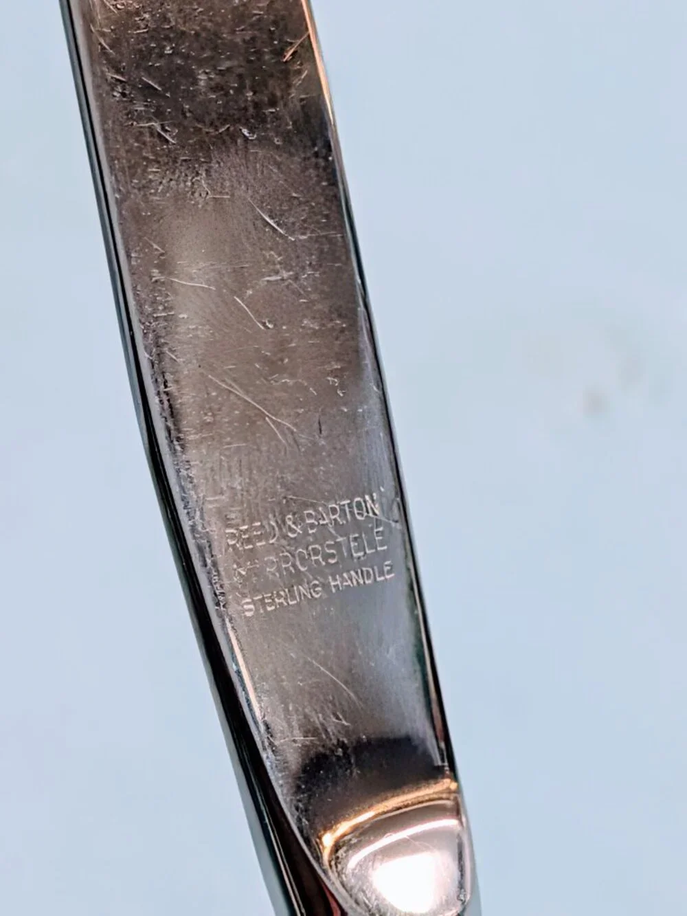VTG Reed & Barton Classic Rose Sterling Silver Dinner Knife Antique Sterling